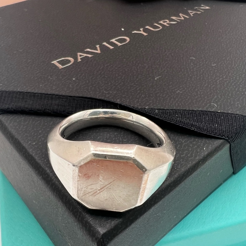 🔴Authentic DAVID YURMAN Sterling Silver Geometric Ring🔴